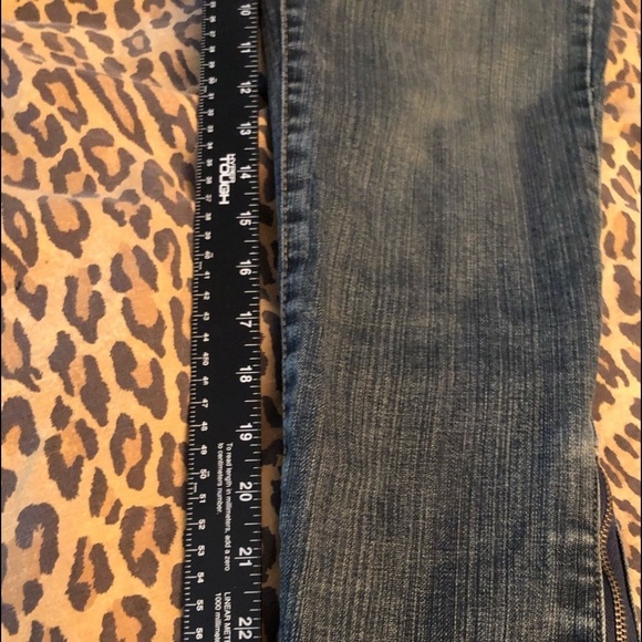 Bitten by Sarah Jessica Parker size 12 moto jeans with stretch zip at ankle - Picture 7 of 13